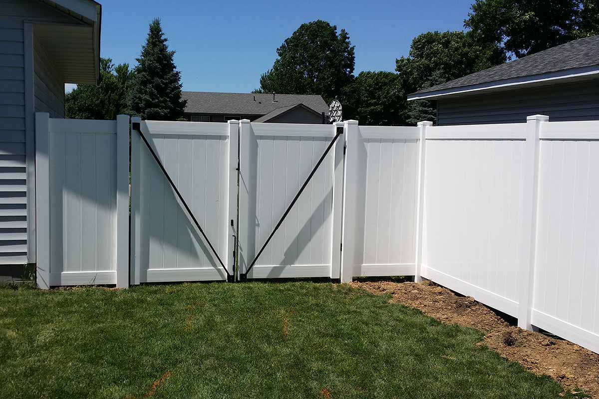 Privacy Fence Double Gate