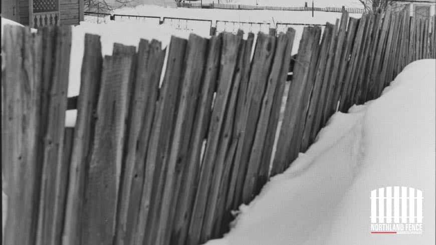 Northland Old Wood Fence Removal