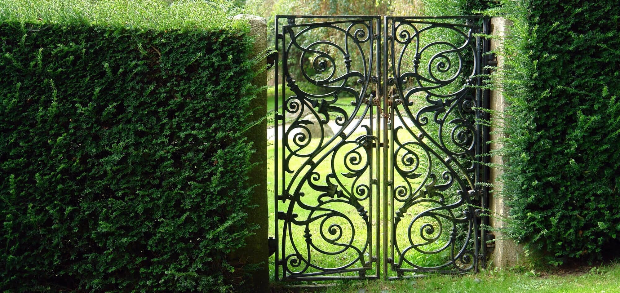 Wrought Iron Garden Gates