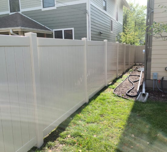 Tan Vinyl Privacy Fencing Mn (6)