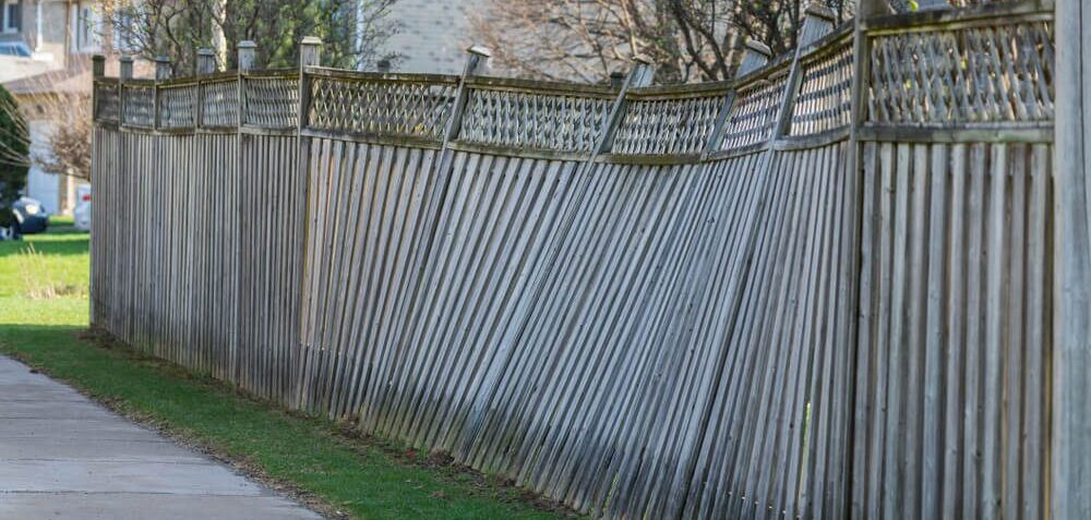 Heavily Damanged Fence