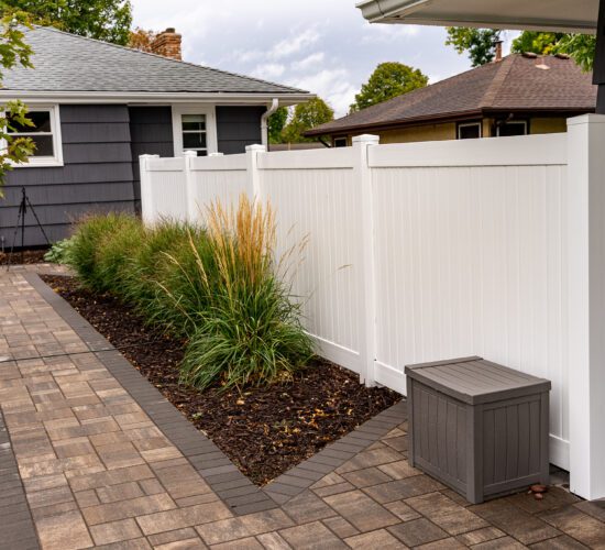 White Vinyl Privacy Fence