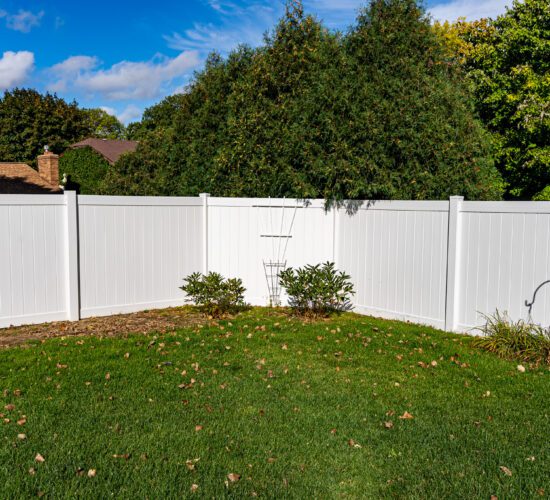 White Vinyl Privacy Fence