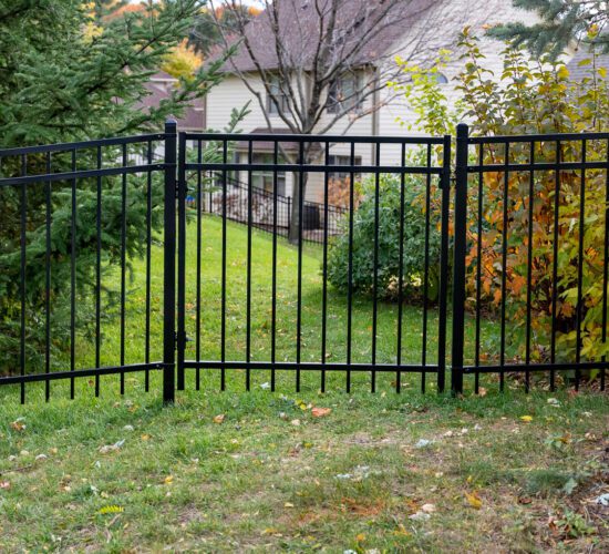 Flat-Top Ornamental Steel Gate