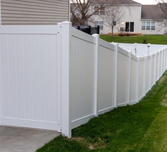 White Vinyl Privacy Fence