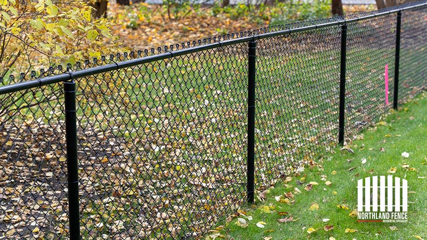 Adding Privacy To Chain Link Fence Fridley - Northland Fence