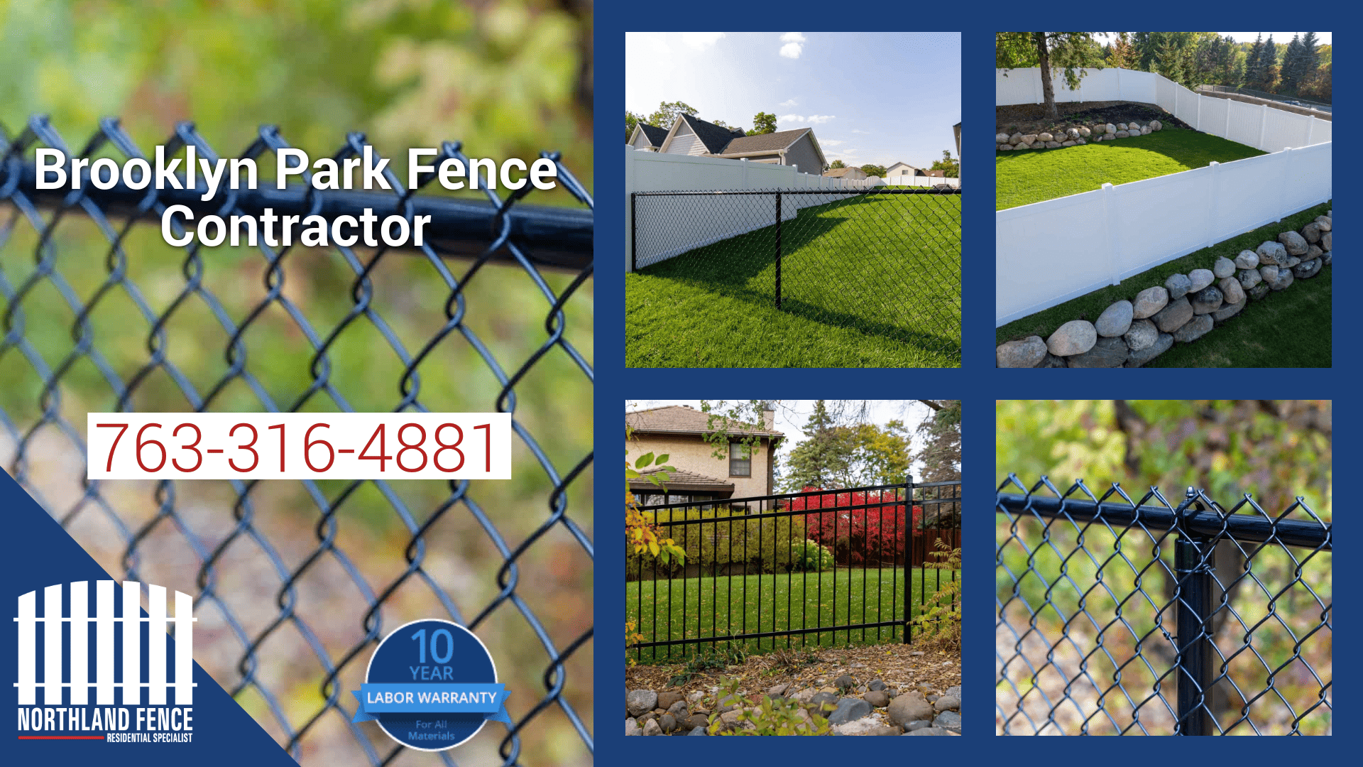 Brooklyn Park Fence Installation Contractors