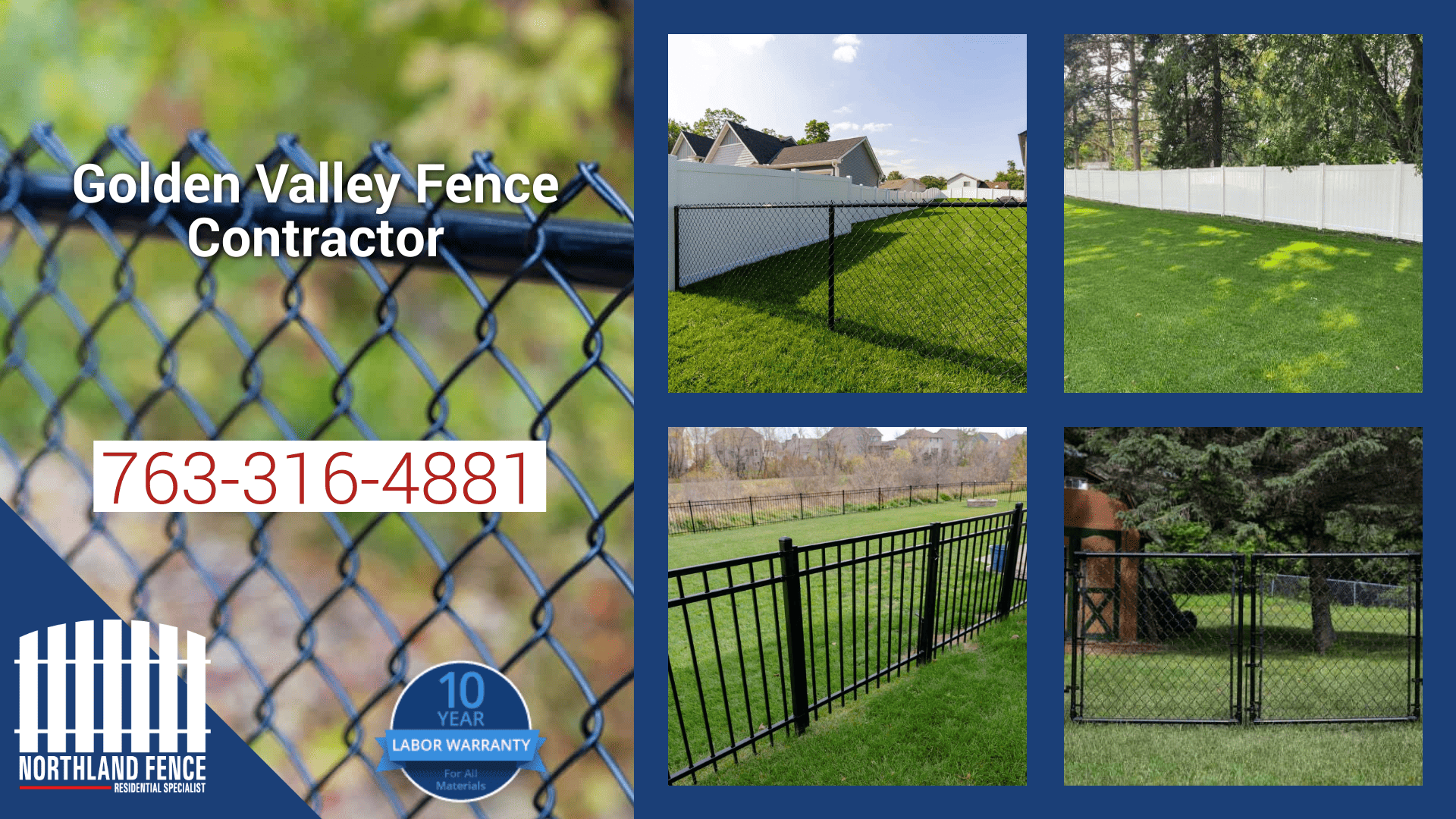 Golden Valley Fence Installation Contractors