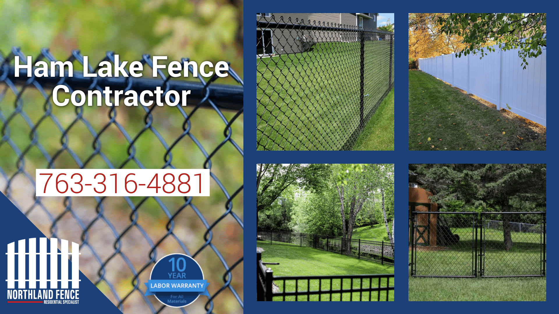 Ham Lake Fence Installation Contractors