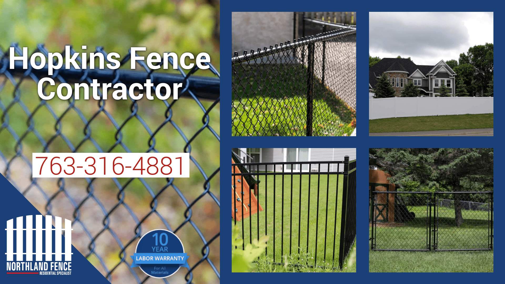 Hopkins Fence Installation Contractors