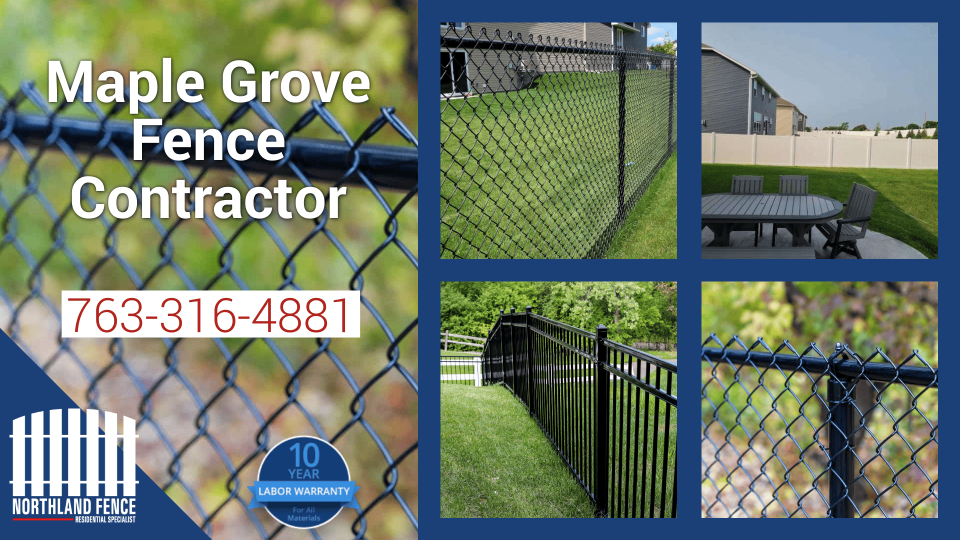 Maple Grove Fence Installation Contractors