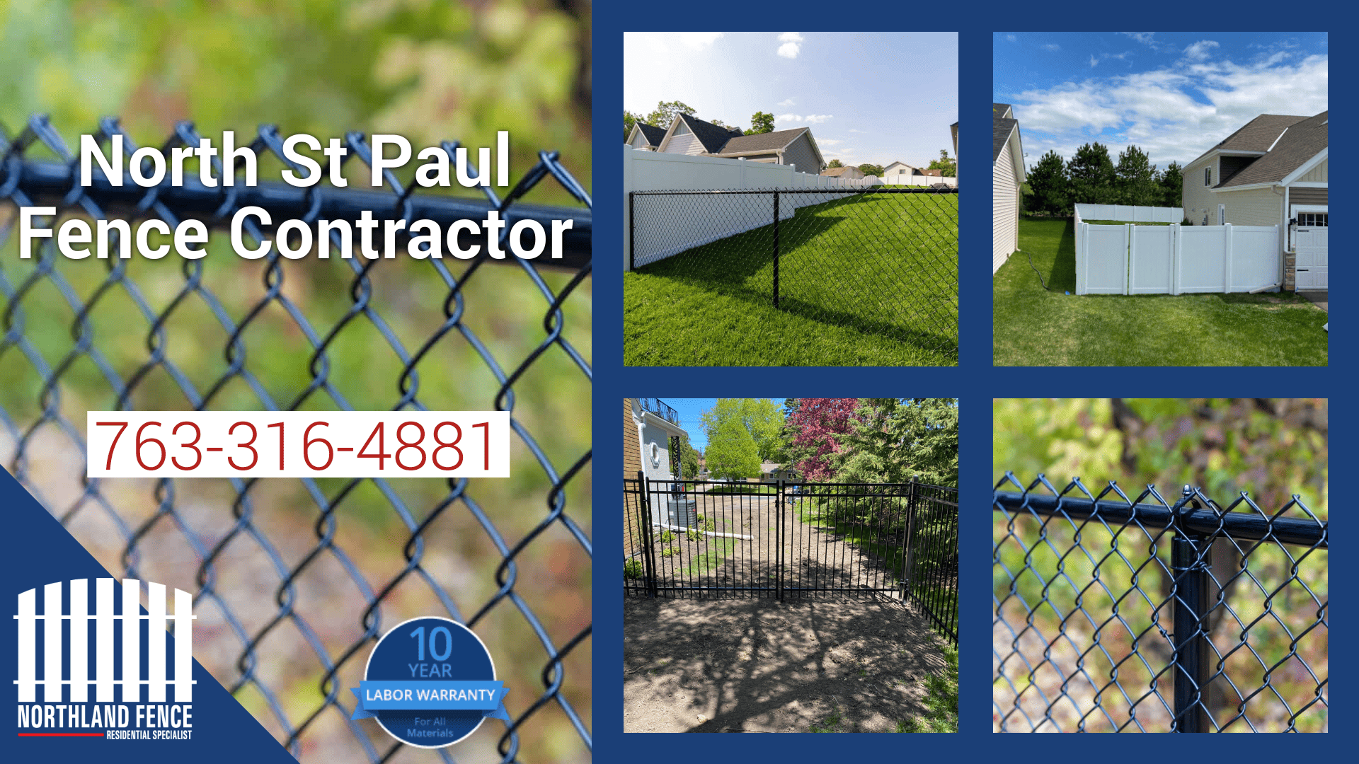 St Paul Fence Company l Vinyl Privacy Ornamental Wrought Iron