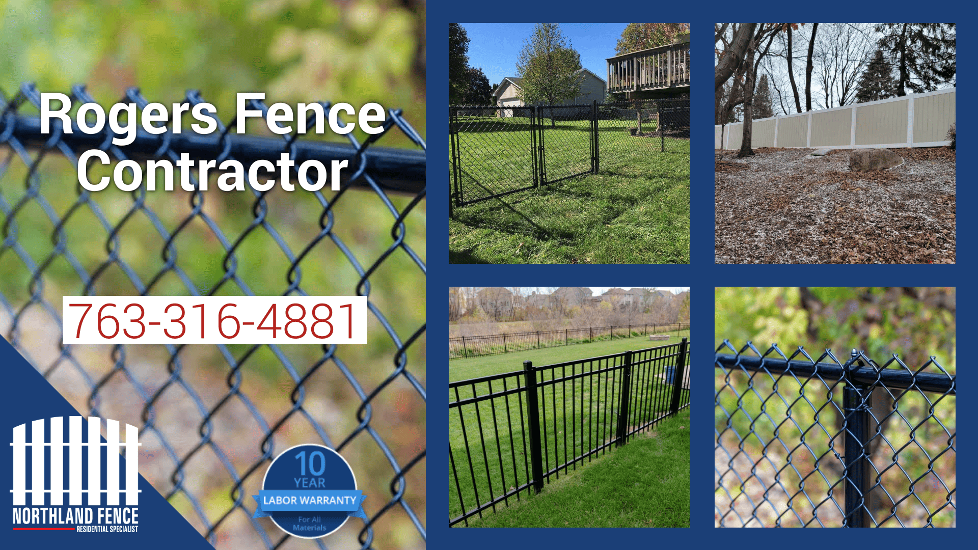 Rogers Fence Installation Contractors