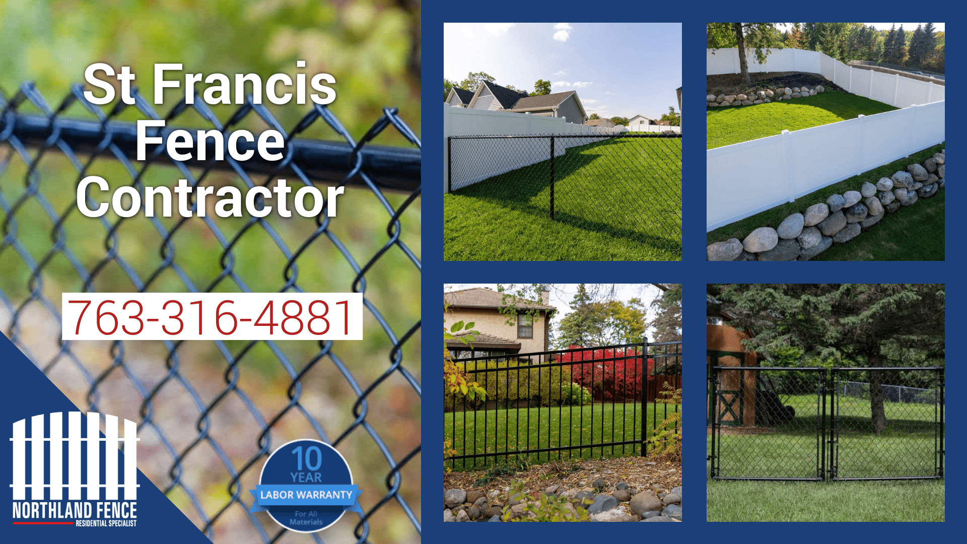 St Francis Fence Installation Contractors