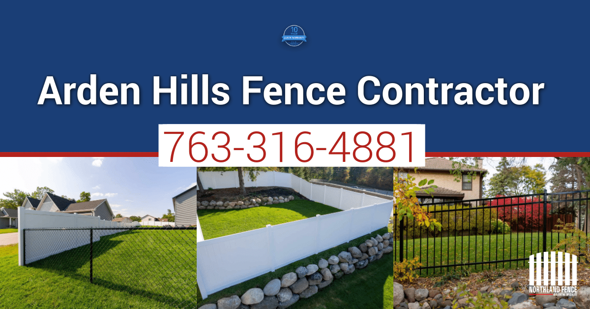 Arden Hills Fence Installation