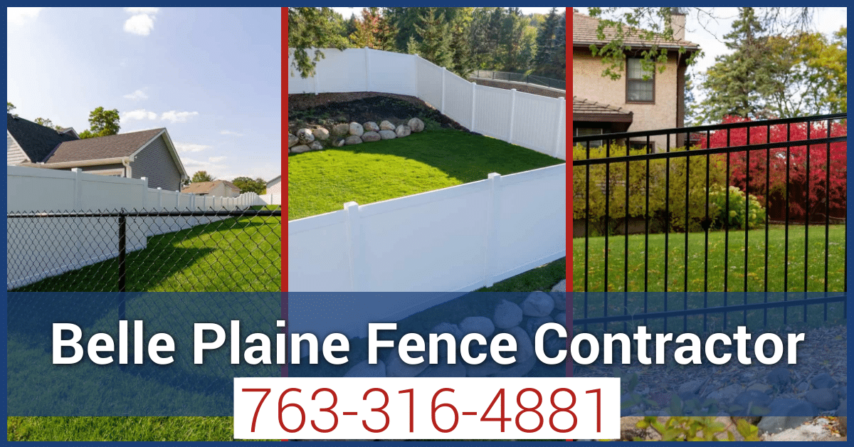 Belle Plaine Fence Installation