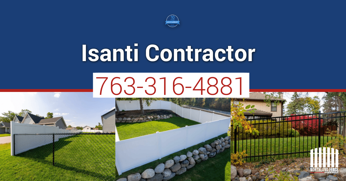 Isanti Fence Installation